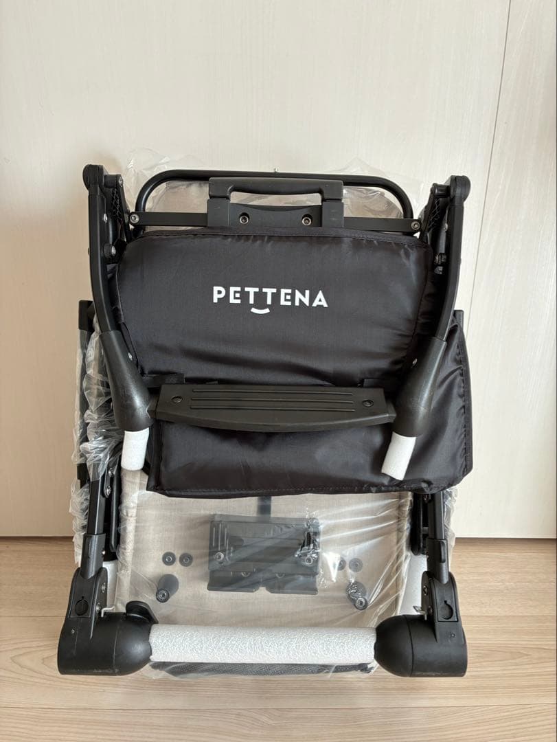【新品】PETTENA KNIGHT ペットカート ベージュ4輪式ペットカート