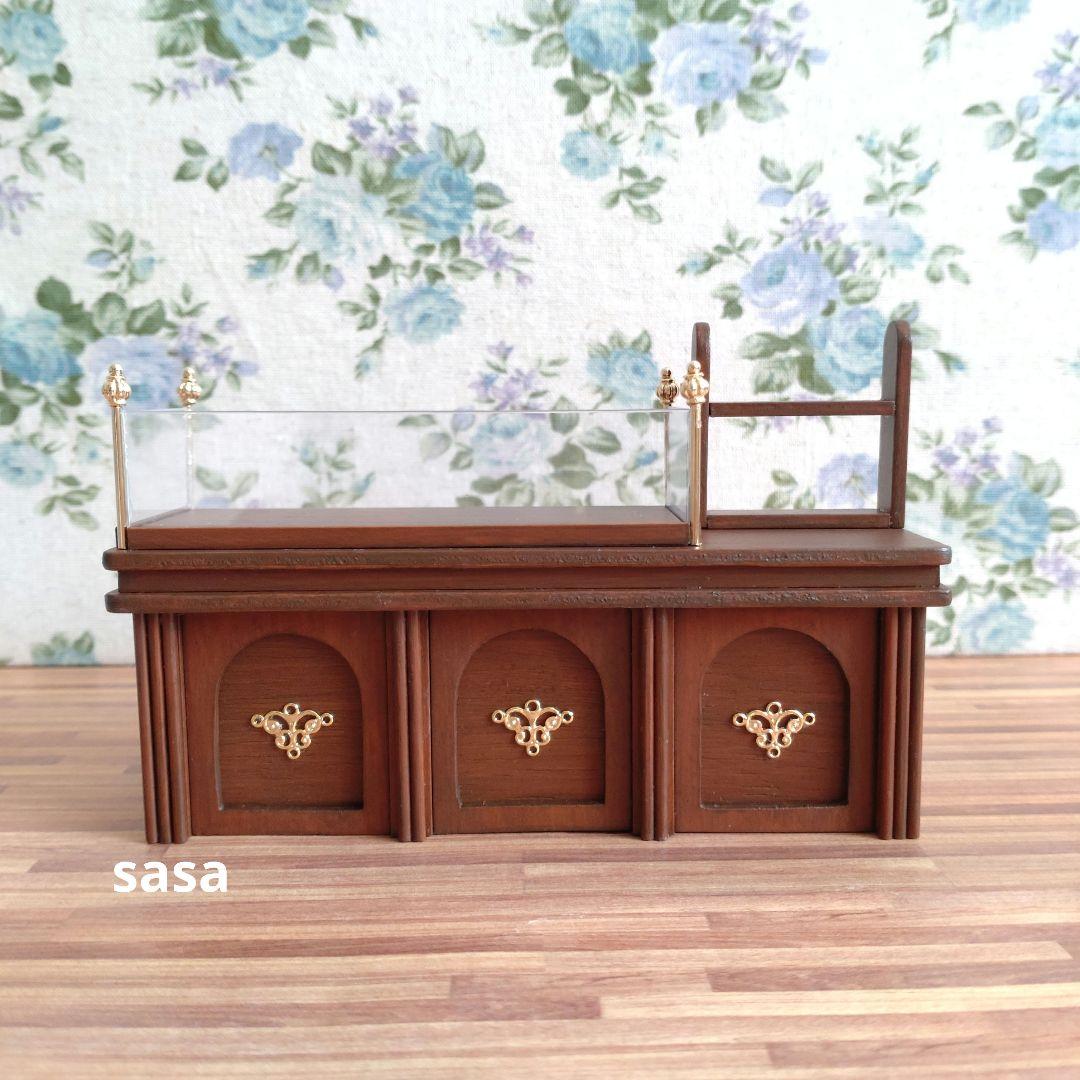ミニチュア家具　ミニチュアショコラティエ家具セット