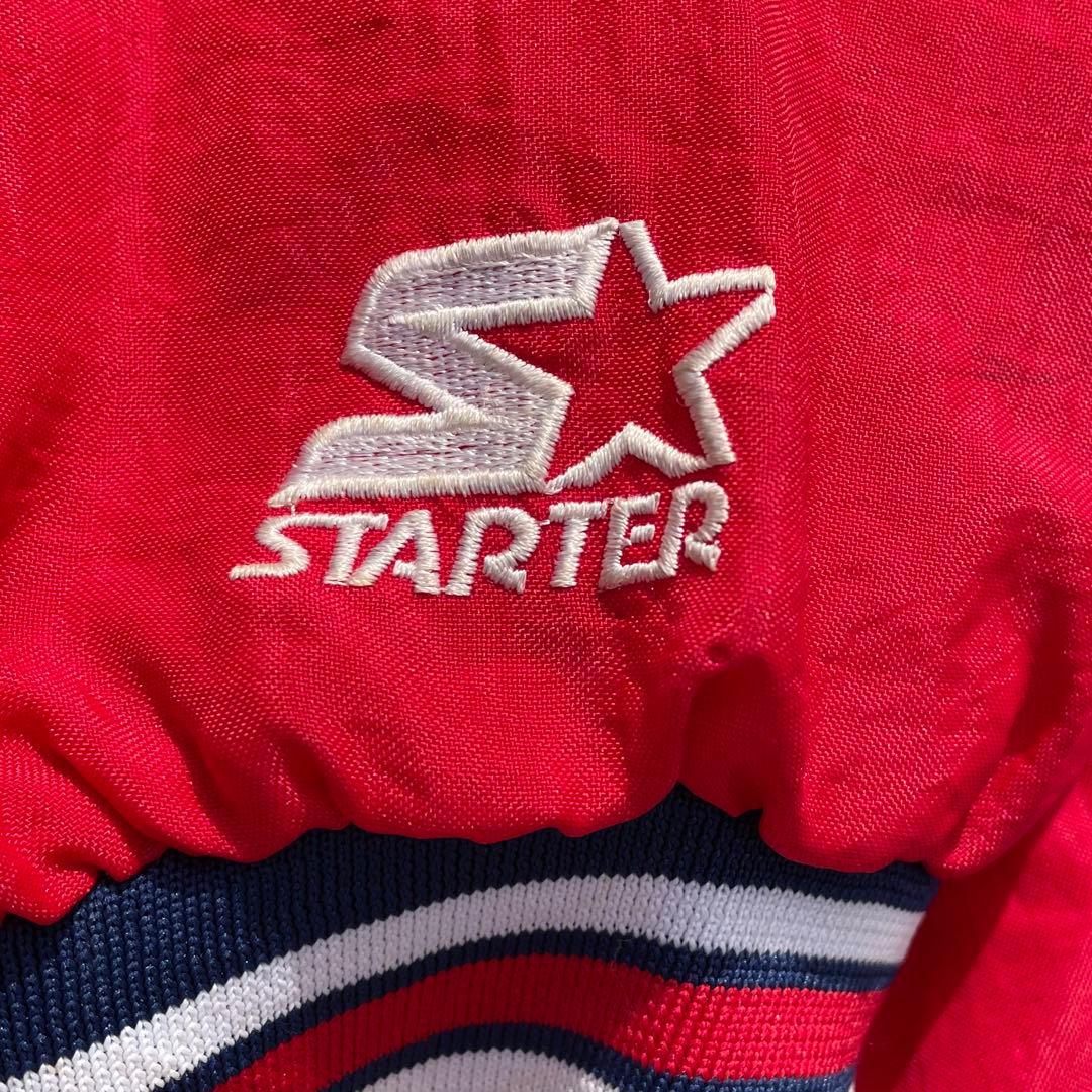 Starter 90s クリーブランド インディアンス XL 古着プルジャケット