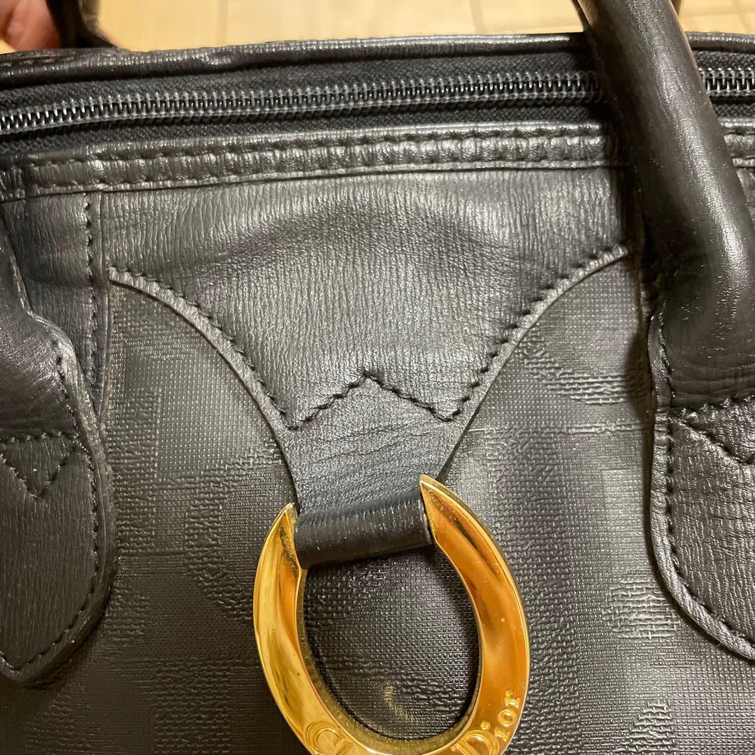 Christian Dior ボストンバッグ トロッター柄 PVC
