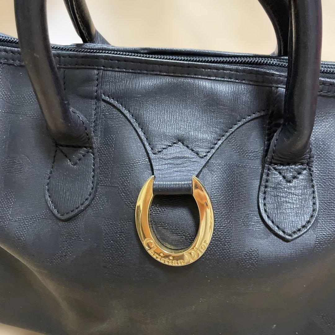 Christian Dior ボストンバッグ トロッター柄 PVC