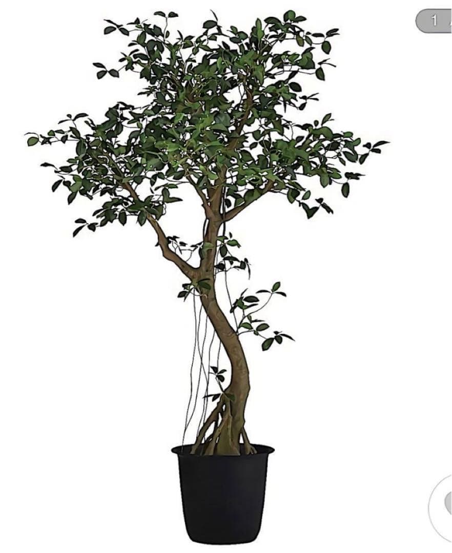 光触媒　人工観葉植物　ウォールグリーン　フェイクグリーン　ガジュマルアゴッド@