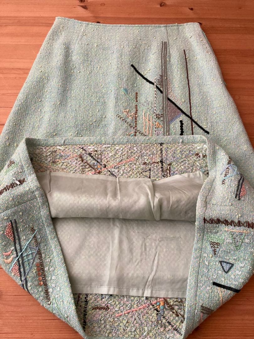 専用になりました【イッセイミヤケ・HaaT】ツイードスカート