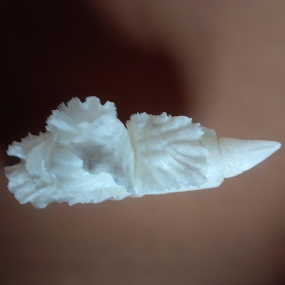 白翡翠の白菜置物