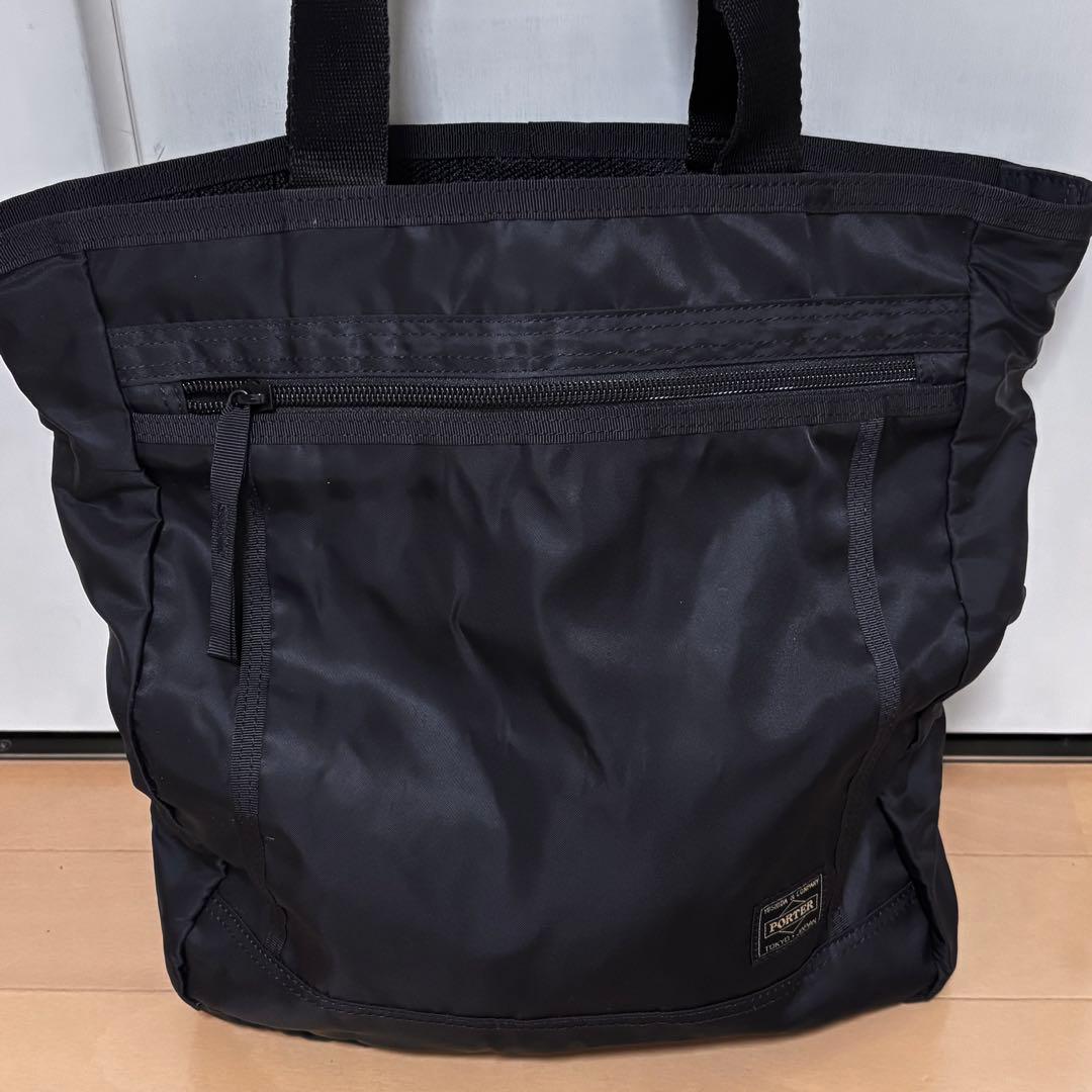 ANA　限定　PORTER　パッカブル　トートバッグ　ポーター　ブラック　黒