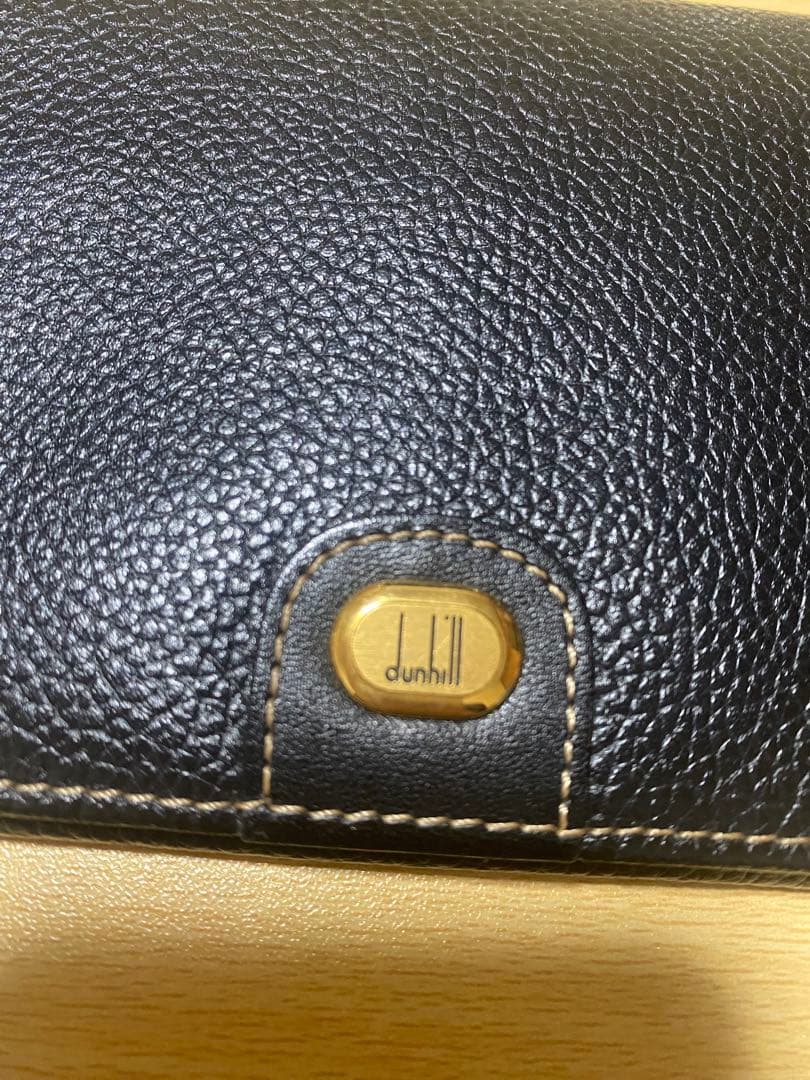 状態良し！dunhill ダンヒル　黒 レザー 長財布
