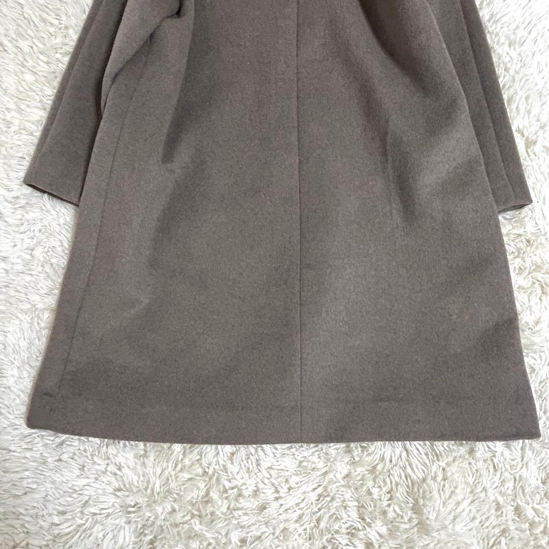 新品✨2.2万 anyfamプレミアム ウールブレンドノーカラーコート XL