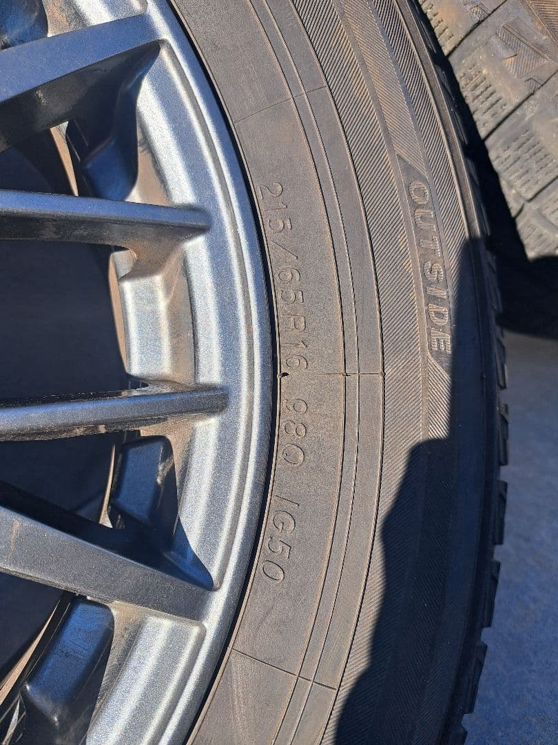M*u様 スタッドレスタイヤ　ヨコハマ　アイスガード　215/65R16