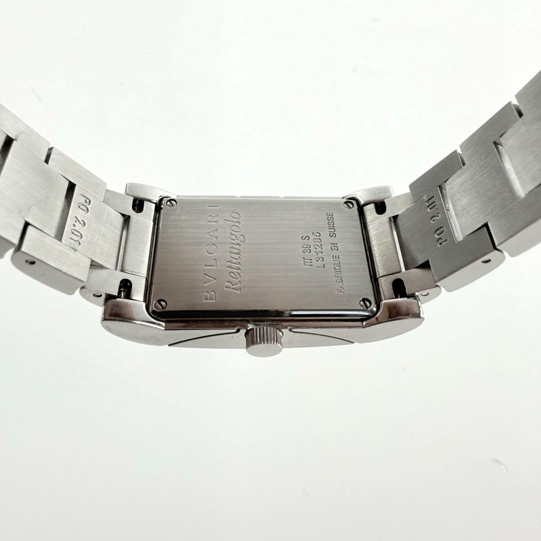 【新品電池】BVLGARI ブルガリ 腕時計 レッタンゴロ RT39S シルバー