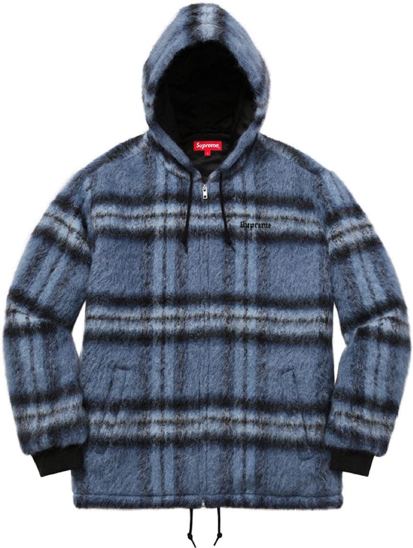 ジャケット・アウター SUPREME 16FW MOHAIR HOODED WORK JACKET
