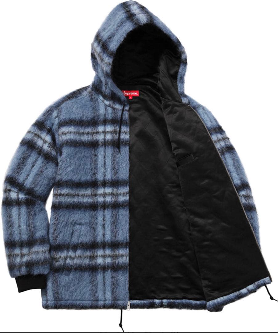 ジャケット・アウター SUPREME 16FW MOHAIR HOODED WORK JACKET