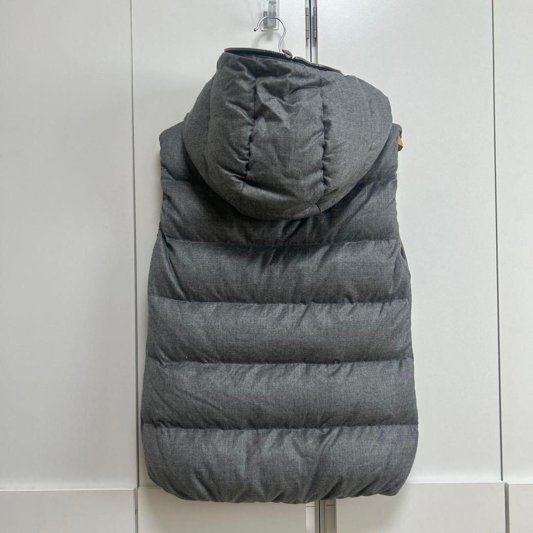 【美品】DUVETICA グレー ウールダウンベスト