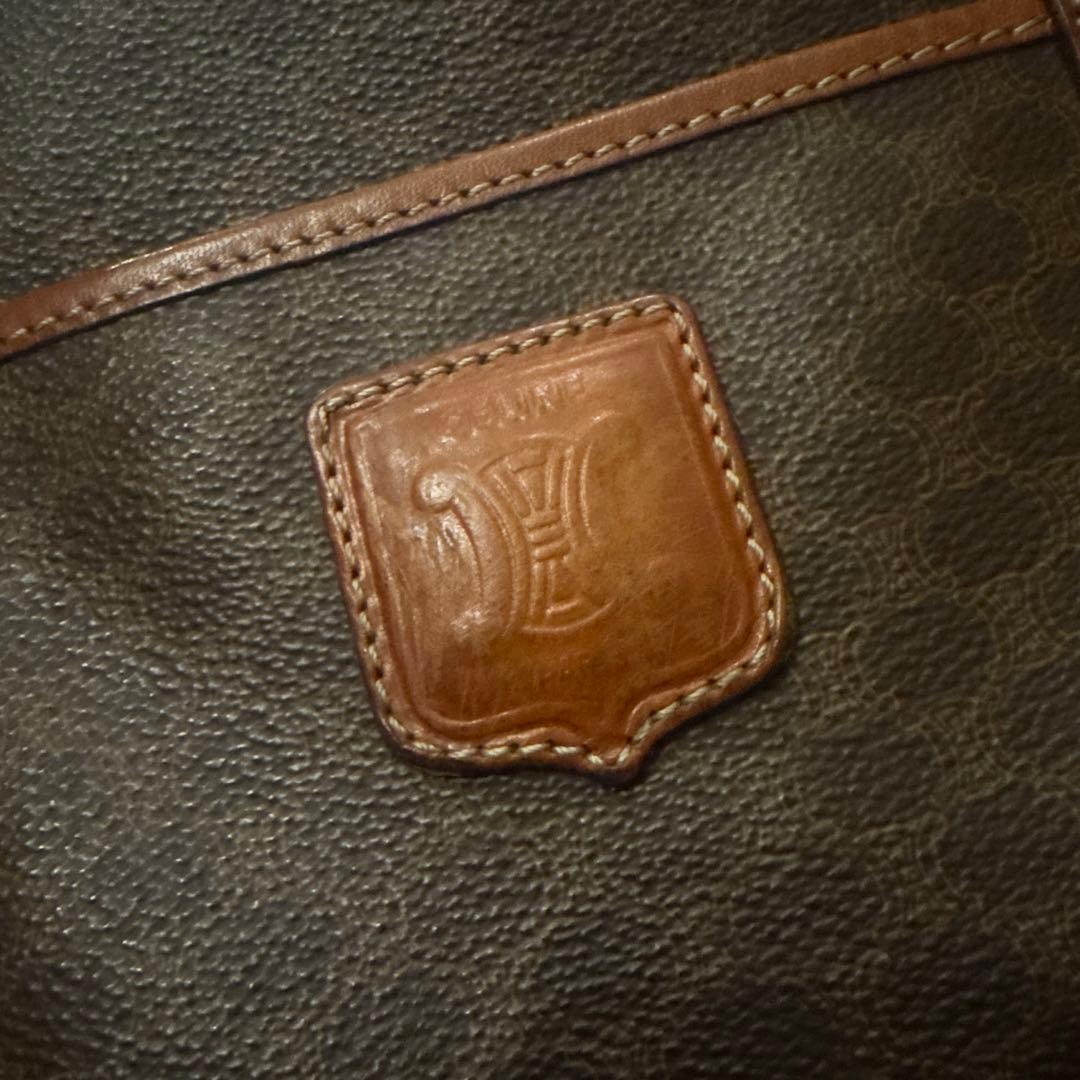 CELINE マカダム ミニボストンバッグ