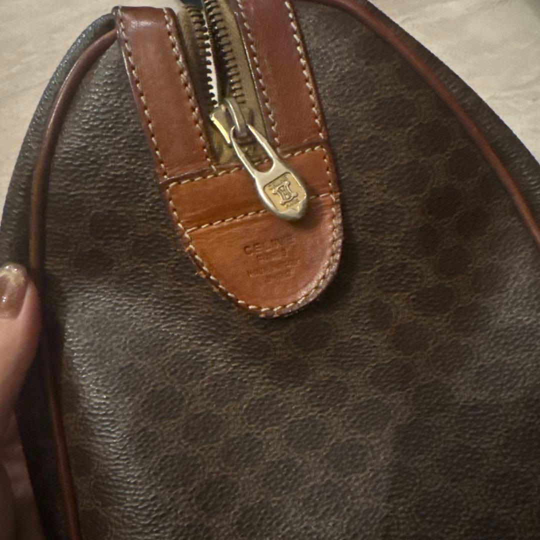 CELINE マカダム ミニボストンバッグ