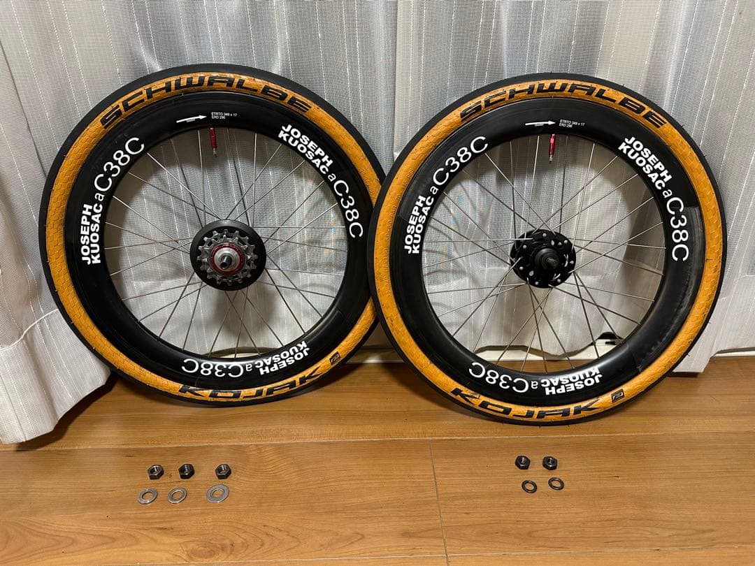 JOSEPH KUOSAC BROMPTON用　カーボンホイール　2sモデル