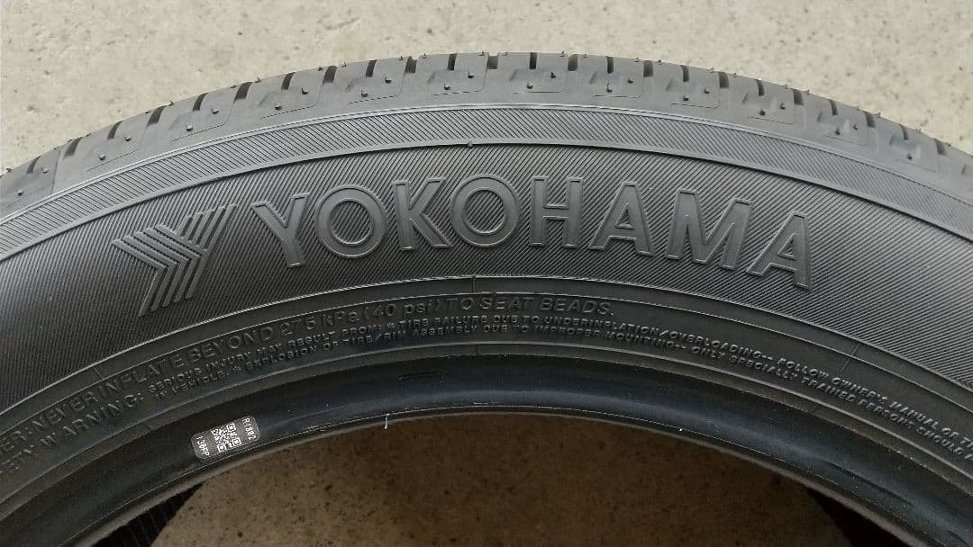 新車外し 2025年製 ヨコハマ 225/55R18 10分山 ※2本 デリカ