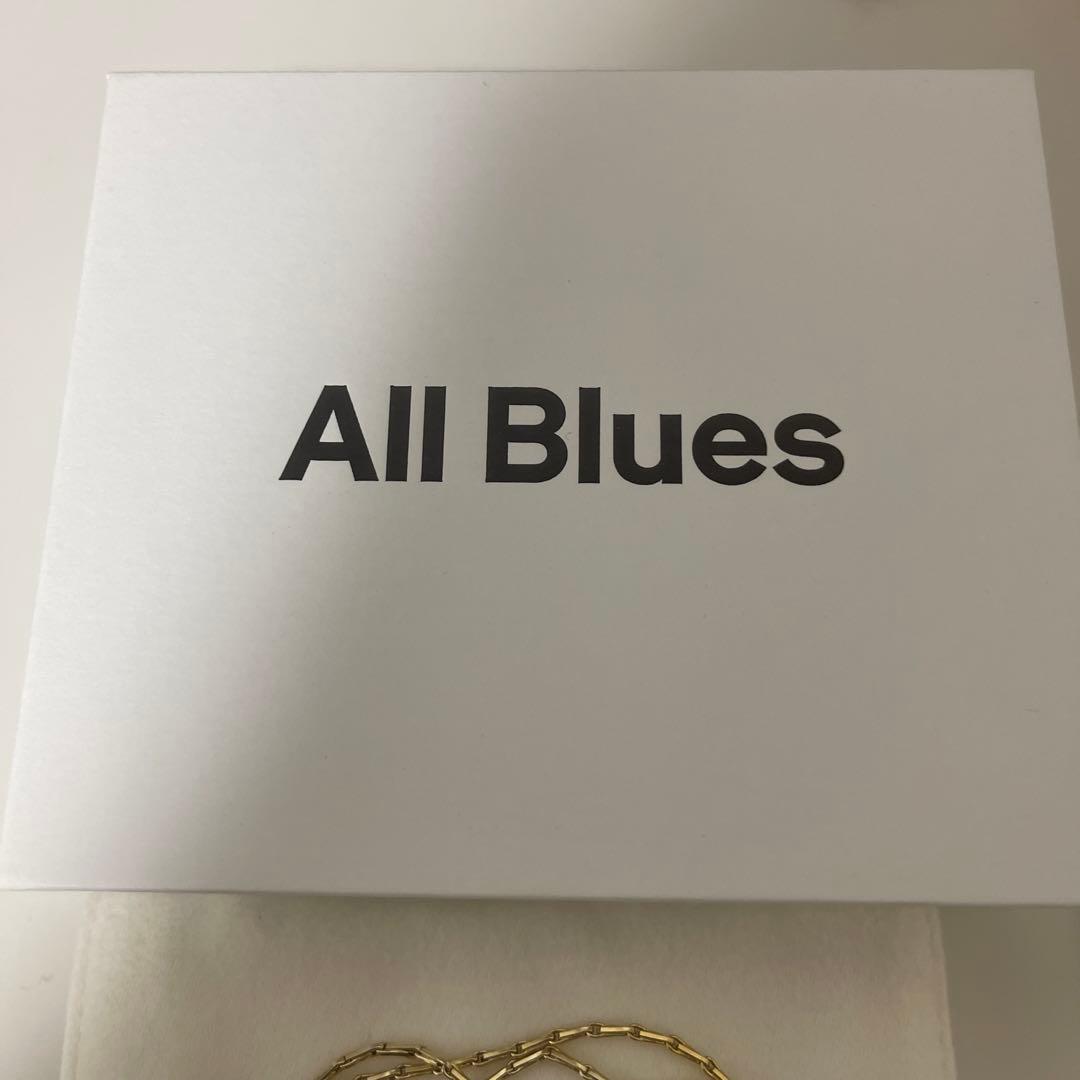 All Blues ネックレス　fold necklace 42cm