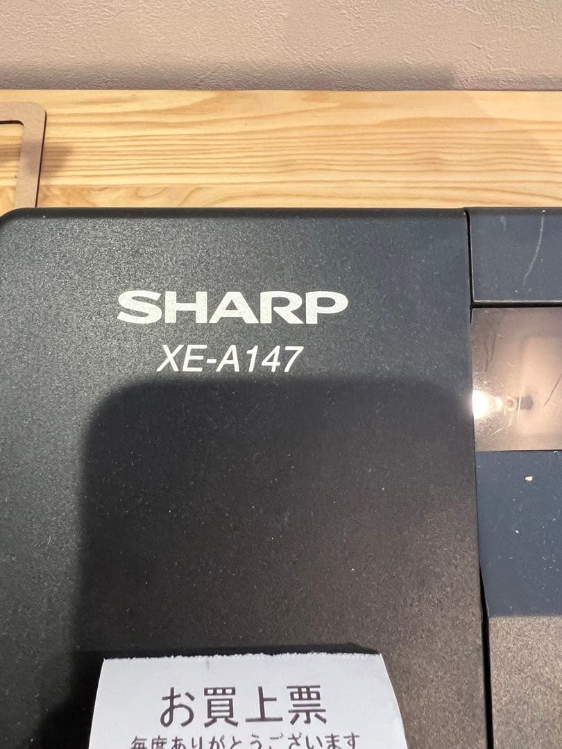 SHARP XE-A147 レジスター
