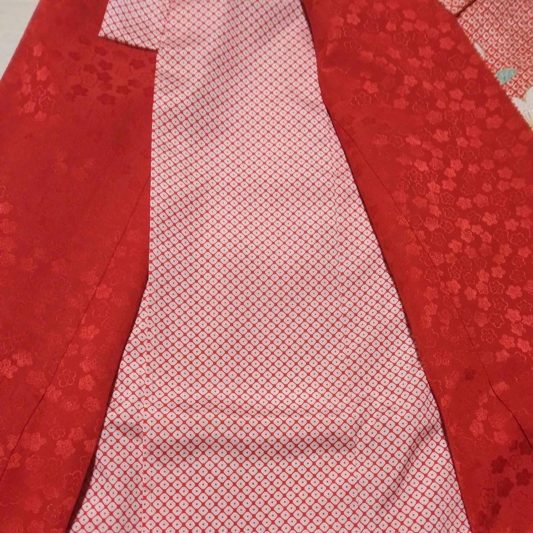 正絹☆本総絞り＋金駒刺繡☆時代の変化に関わらず末代までも宝物☆7歳七五三向け祝着