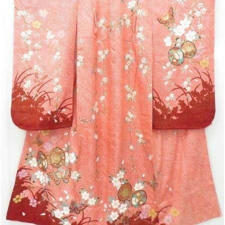 正絹☆本総絞り＋金駒刺繡☆時代の変化に関わらず末代までも宝物☆7歳七五三向け祝着