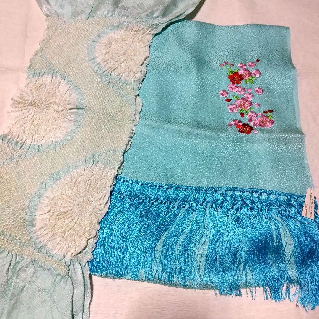 正絹☆本総絞り＋金駒刺繡☆時代の変化に関わらず末代までも宝物☆7歳七五三向け祝着