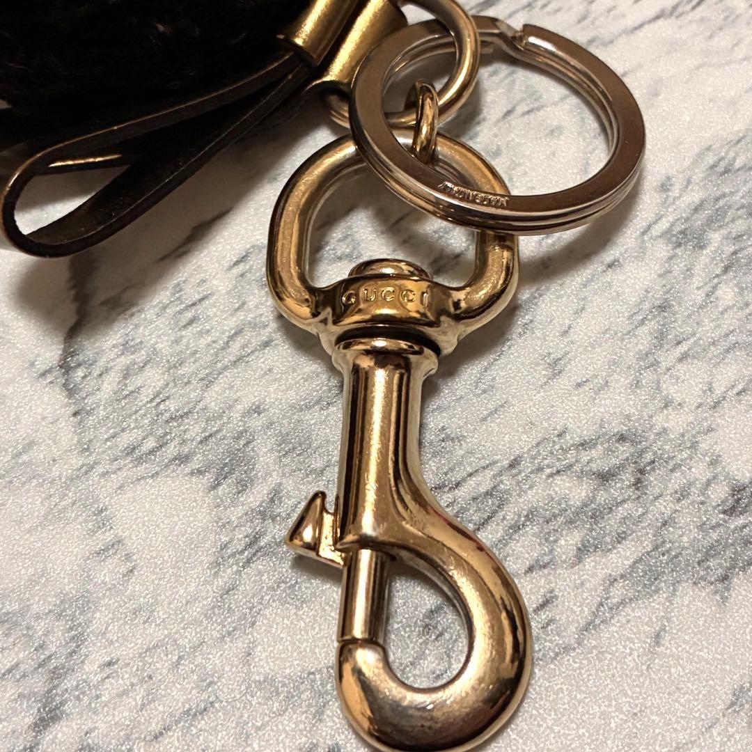 【極美品】GUCCI キーホルダー プードル グッチョリ GG柄 キャンパス