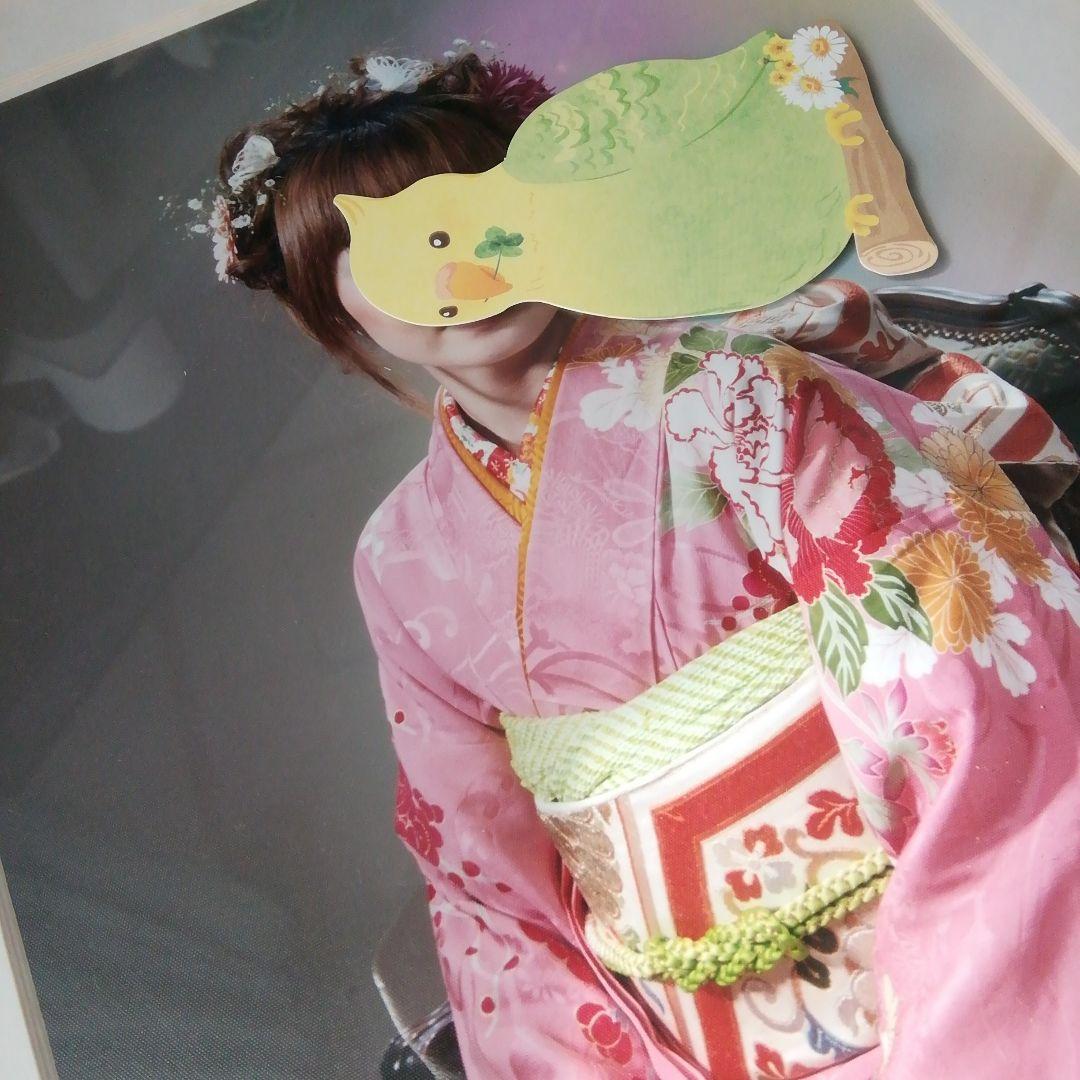 アンティーク　婚礼衣装　中振り袖　優しい薄紅　振り袖　長襦袢　帯　三点セット