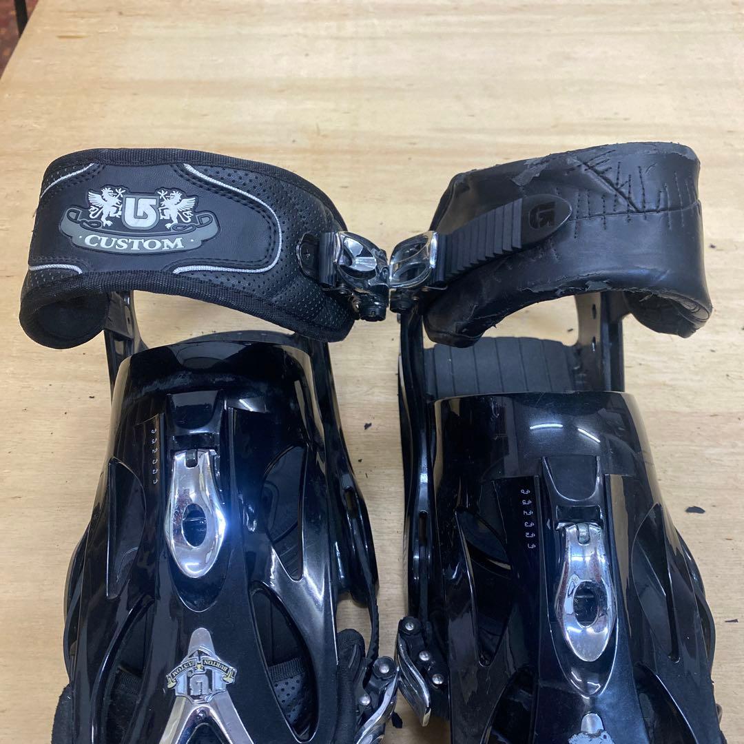 BurtonCUSTOM ブラック スノーボード ビンディング