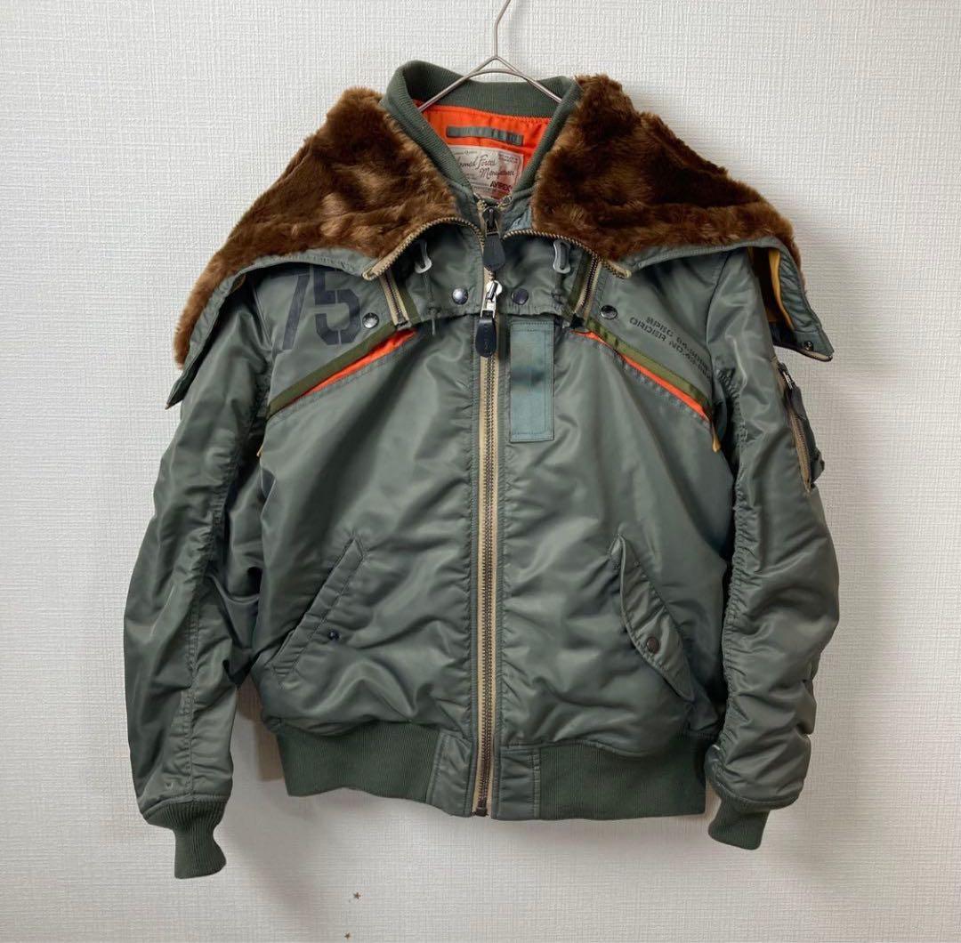 や*す様 AVIREX　MA-1　REMODEL　MARK2　フライトジャケット