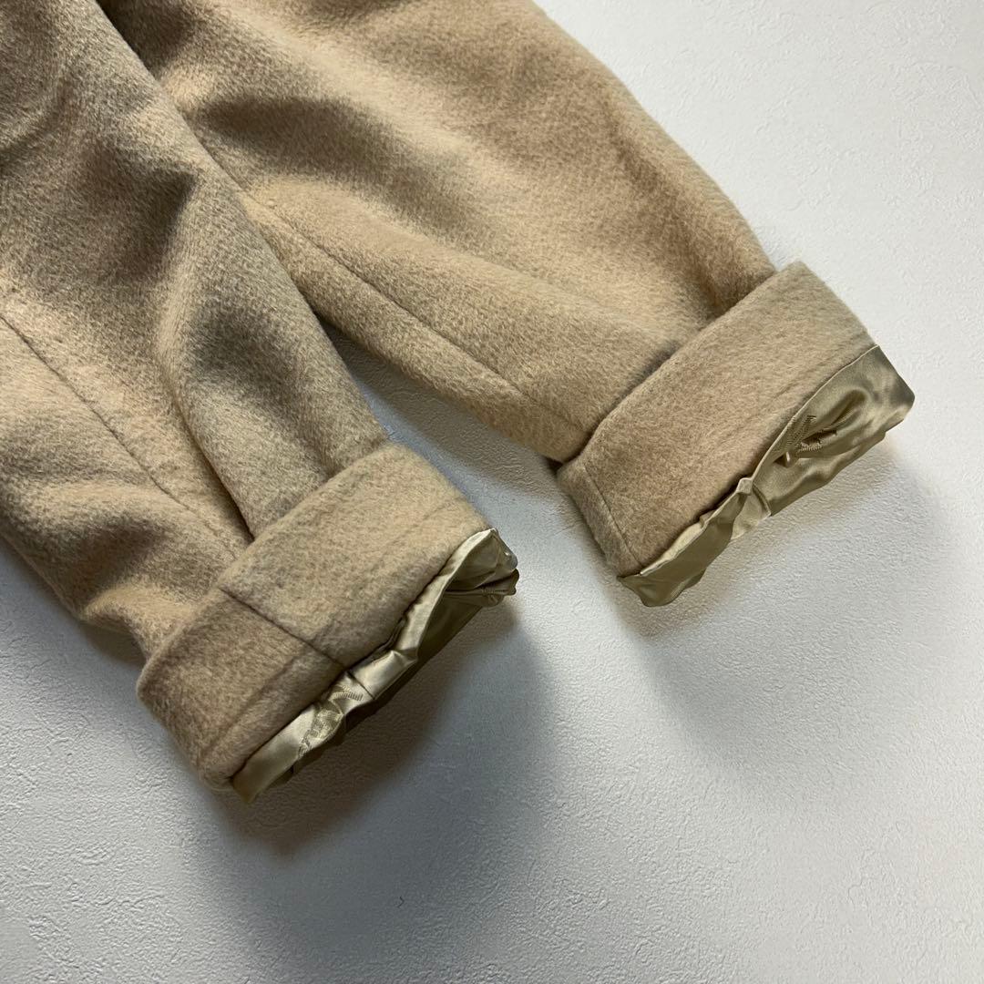 マックスマーラ 美品 白タグ リアルト キャメル100% ベルテットコート