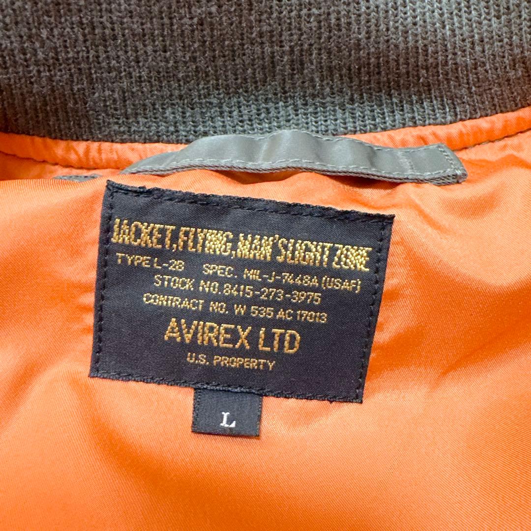 avirex L-2B Spearhead 5th 限定品　ワッペン　刺繍