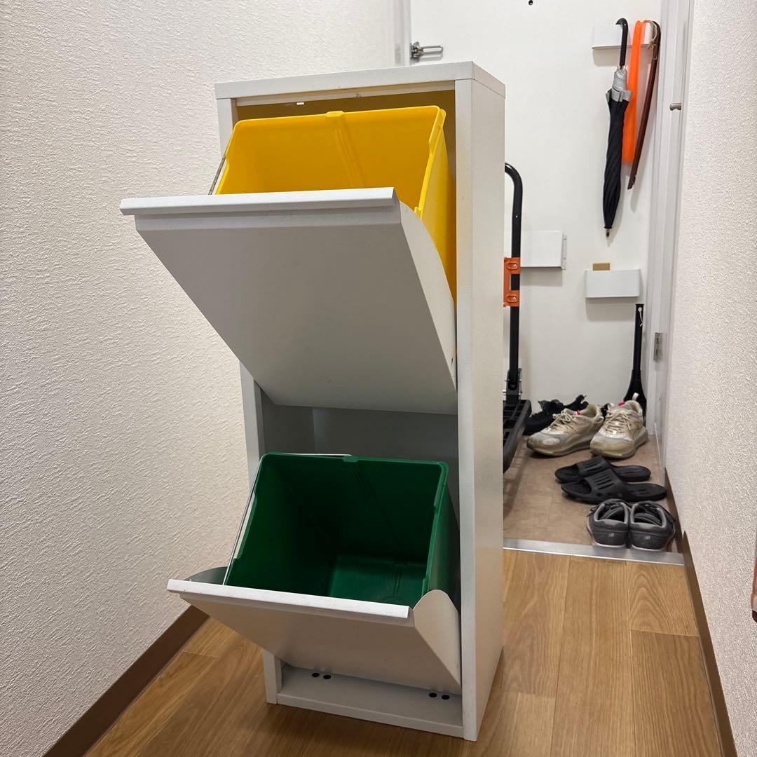 DOTTUS 分別ゴミ箱 92cm モダン ホワイト