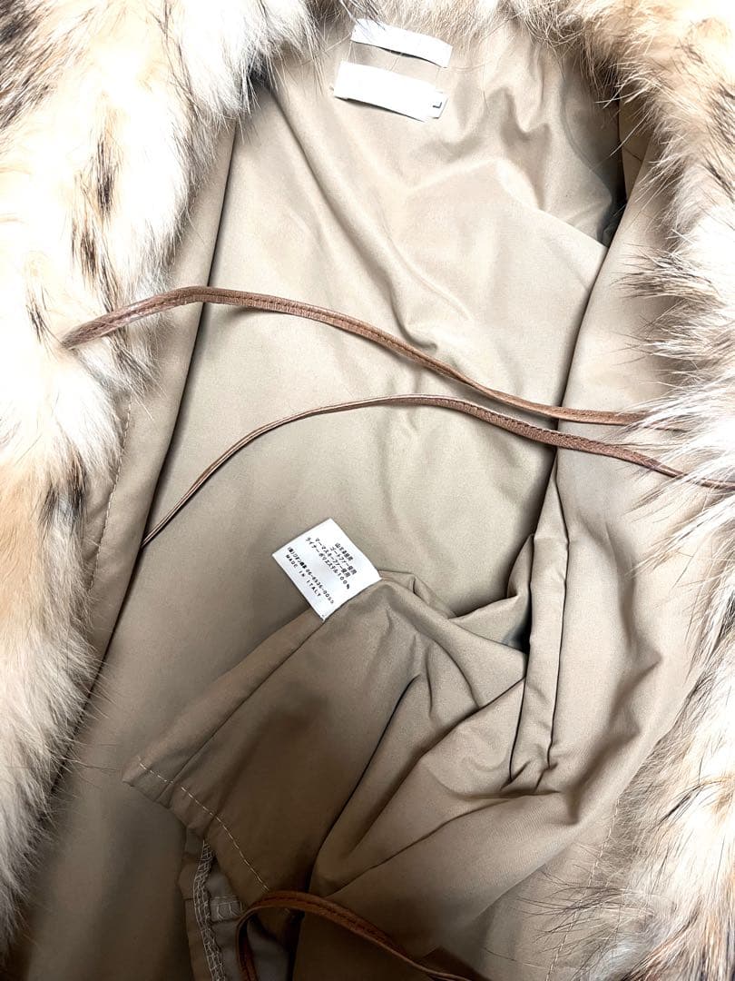 vintage ファーレザージャケット 山羊革 リボン アーカイブ y2k