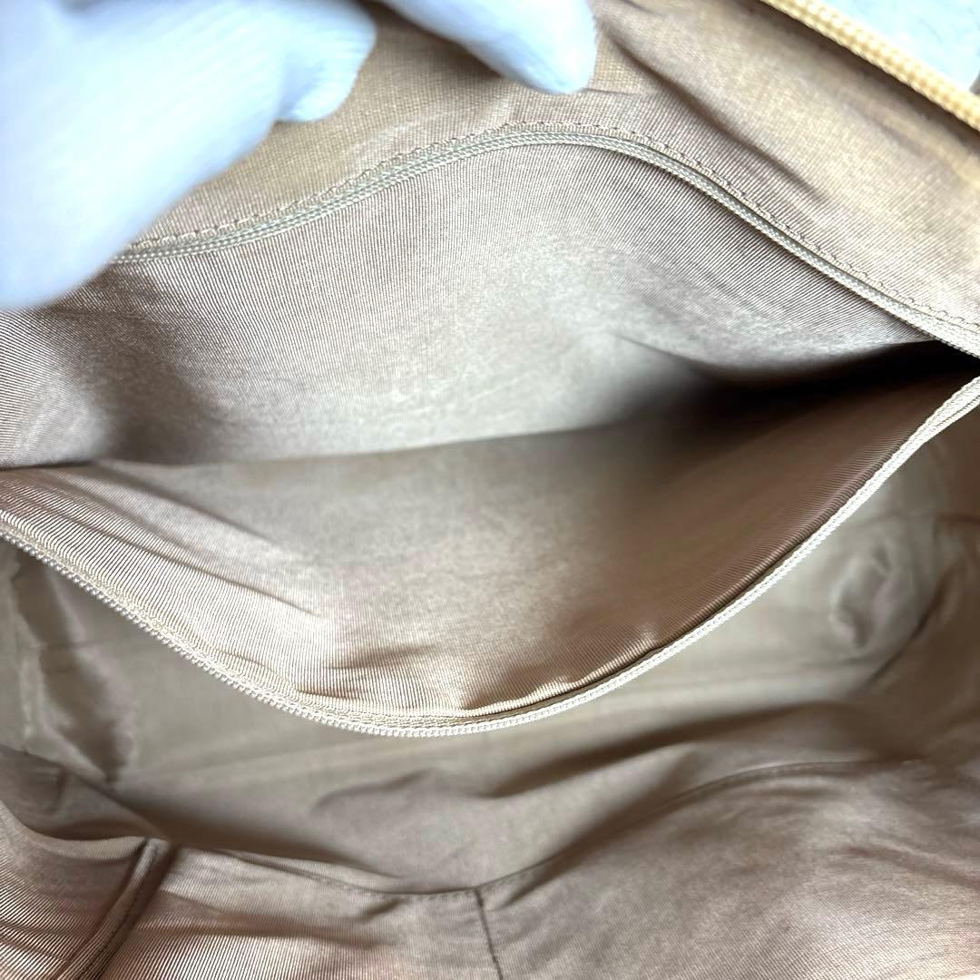 HAMANO 濱野皮革工藝 2WAY サフィアーノレザー　トートバッグ　ベージュ