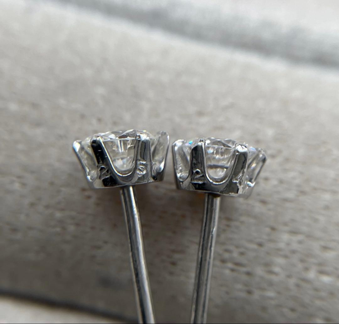 最終交渉可JA173★高級 ダイヤモンド0.49ct プラチナ ピアス