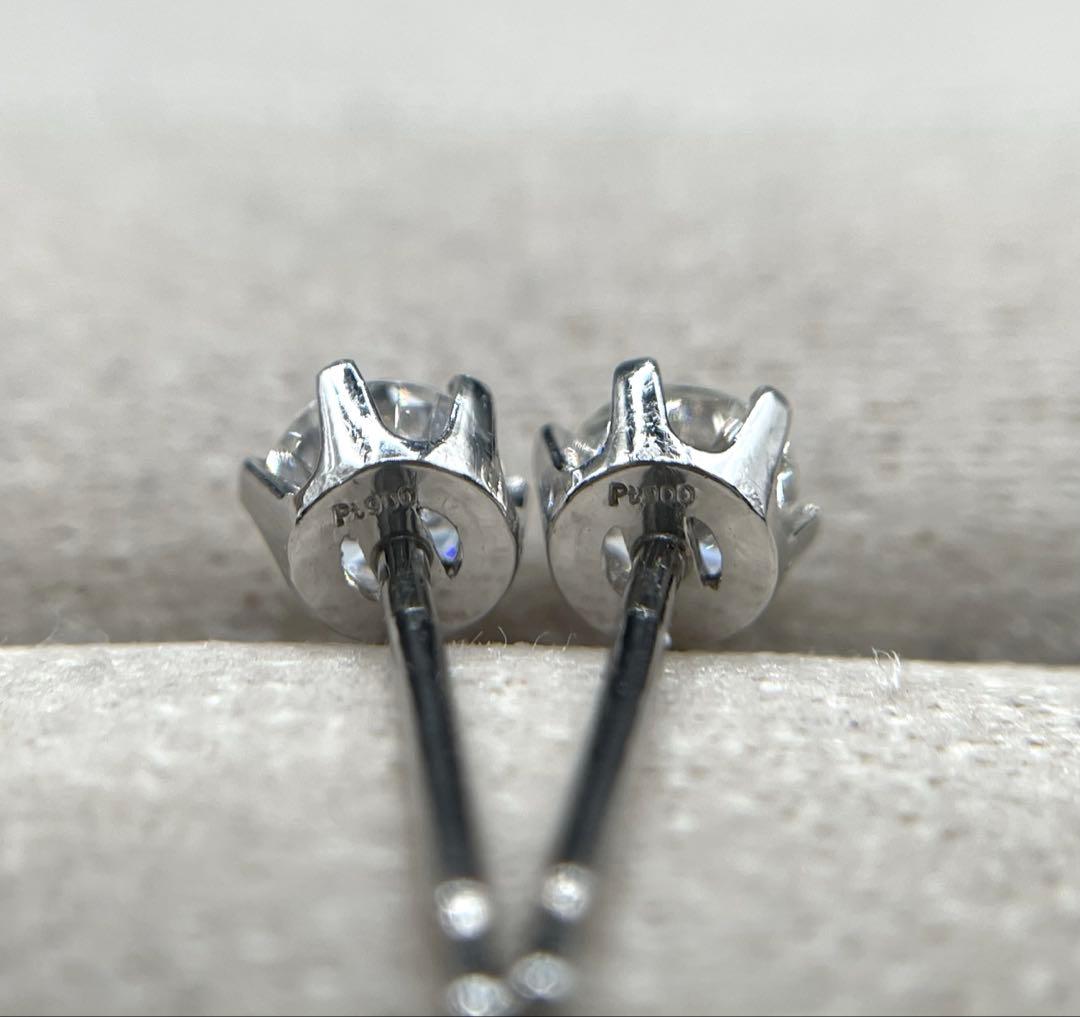 最終交渉可JA173★高級 ダイヤモンド0.49ct プラチナ ピアス