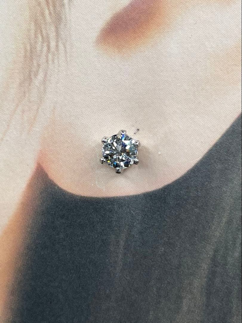 最終交渉可JA173★高級 ダイヤモンド0.49ct プラチナ ピアス
