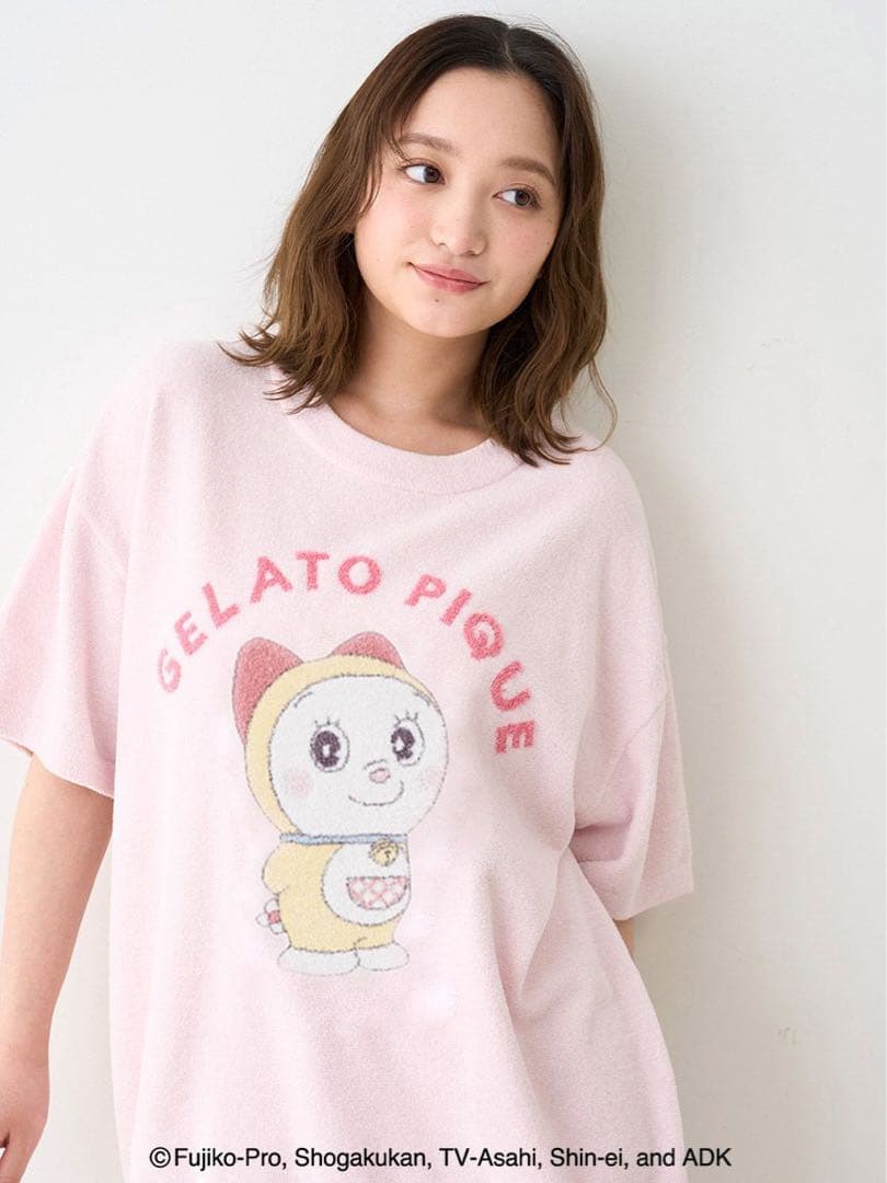 新品♡gelato pique ドラミちゃん プルオーバー&ショートパンツセット