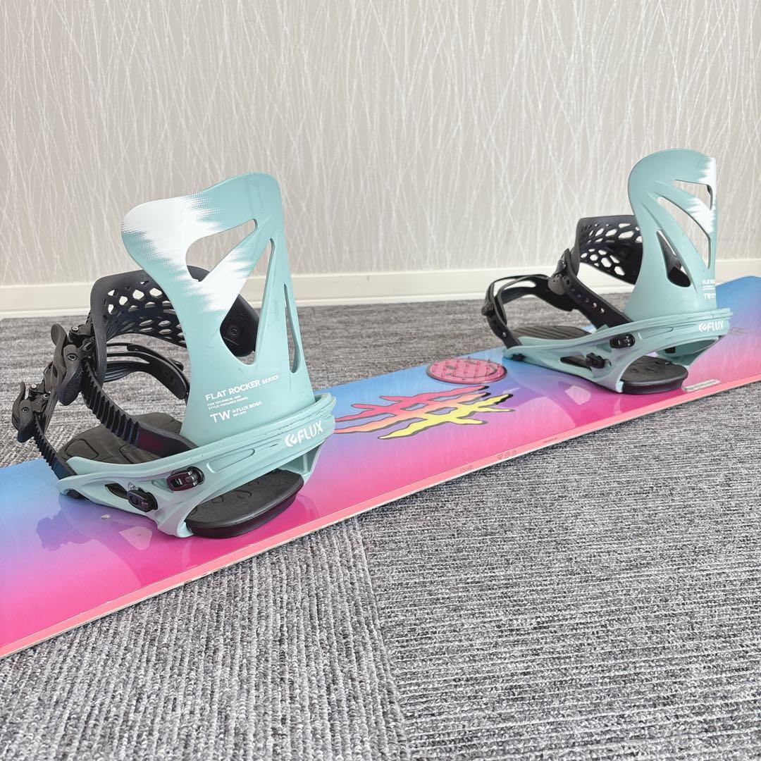 62超豪華❗️LOBSTER×FLUX スノーボードセット★154cm+ビン付