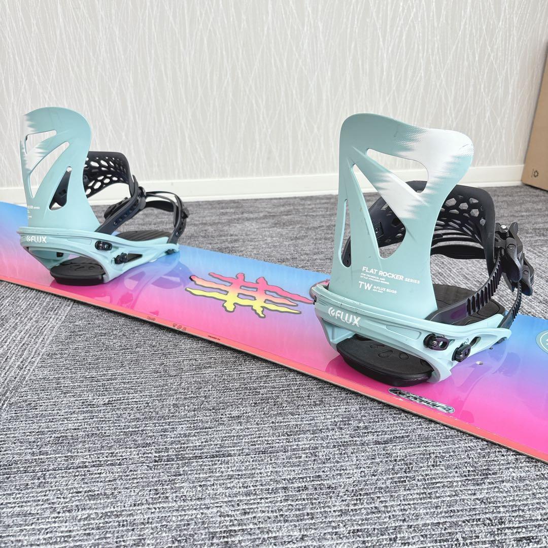 62超豪華❗️LOBSTER×FLUX スノーボードセット★154cm+ビン付