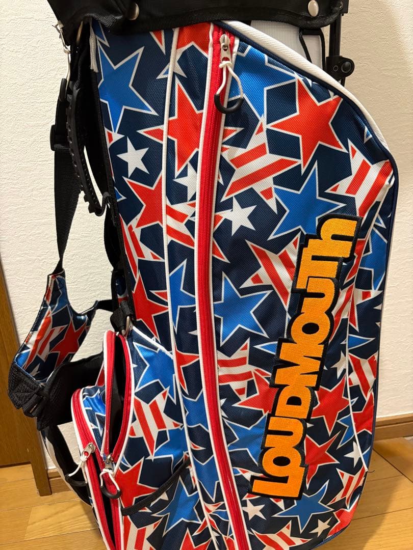 LOUDMOUTH キャディバッグ 星柄