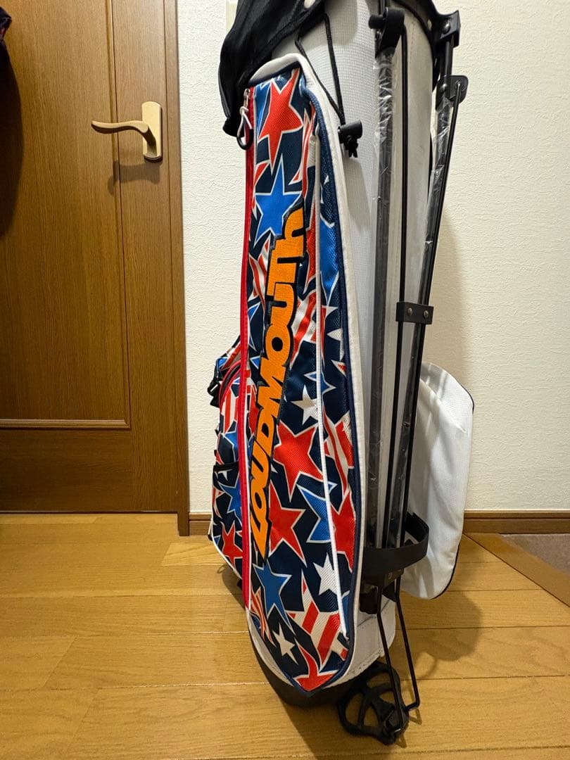 LOUDMOUTH キャディバッグ 星柄