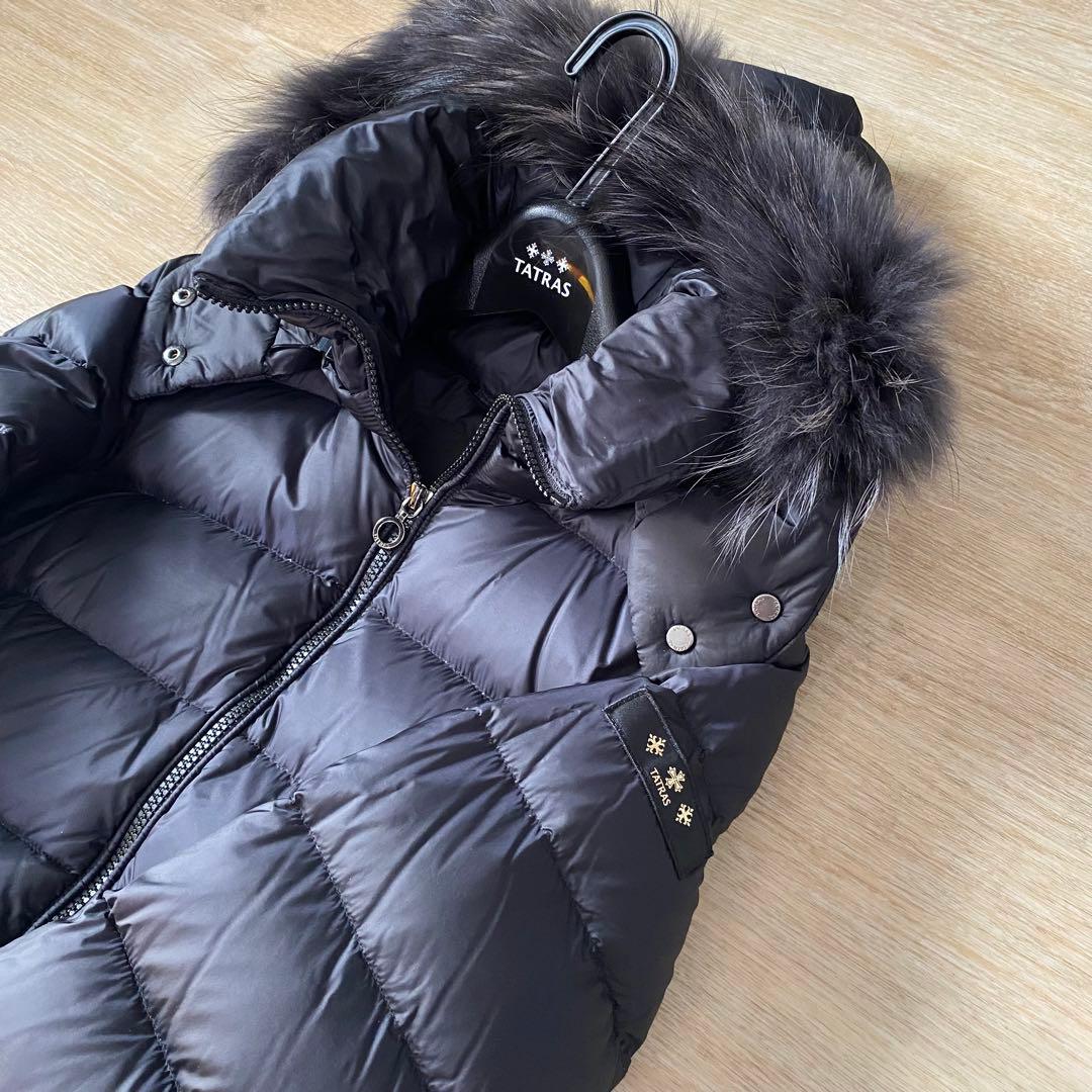 新品 22AW TATRAS サルマ ダウンコート ブラック 02ハンガー付
