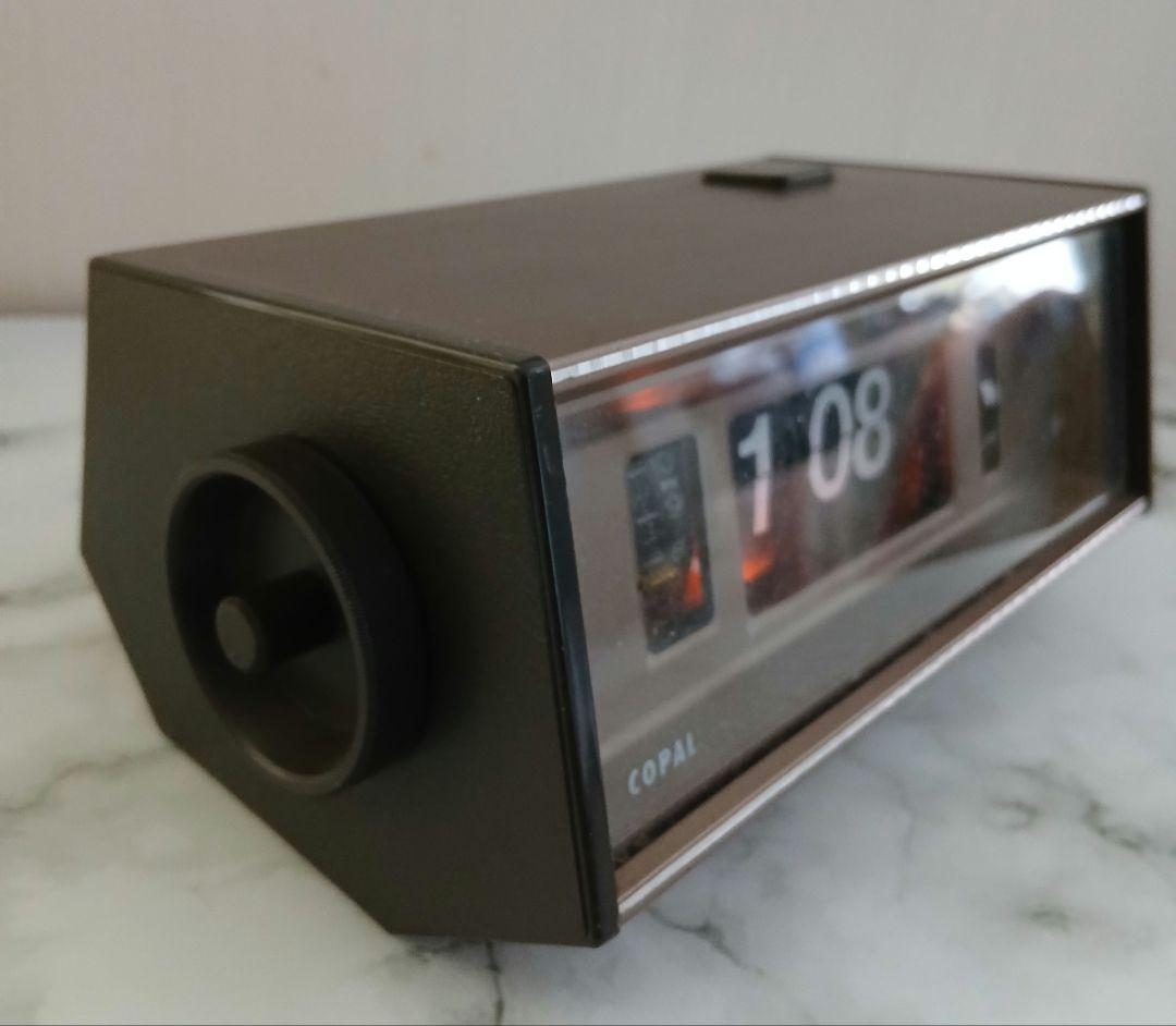 COPAL パタパタ時計 昭和レトロ 702 メタルゴールド 50Hz 希少品