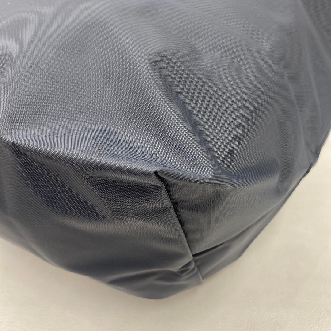 ●636 良品 LONGCHAMP ロンシャン ボストンバッグ グレー 馬 刺繍