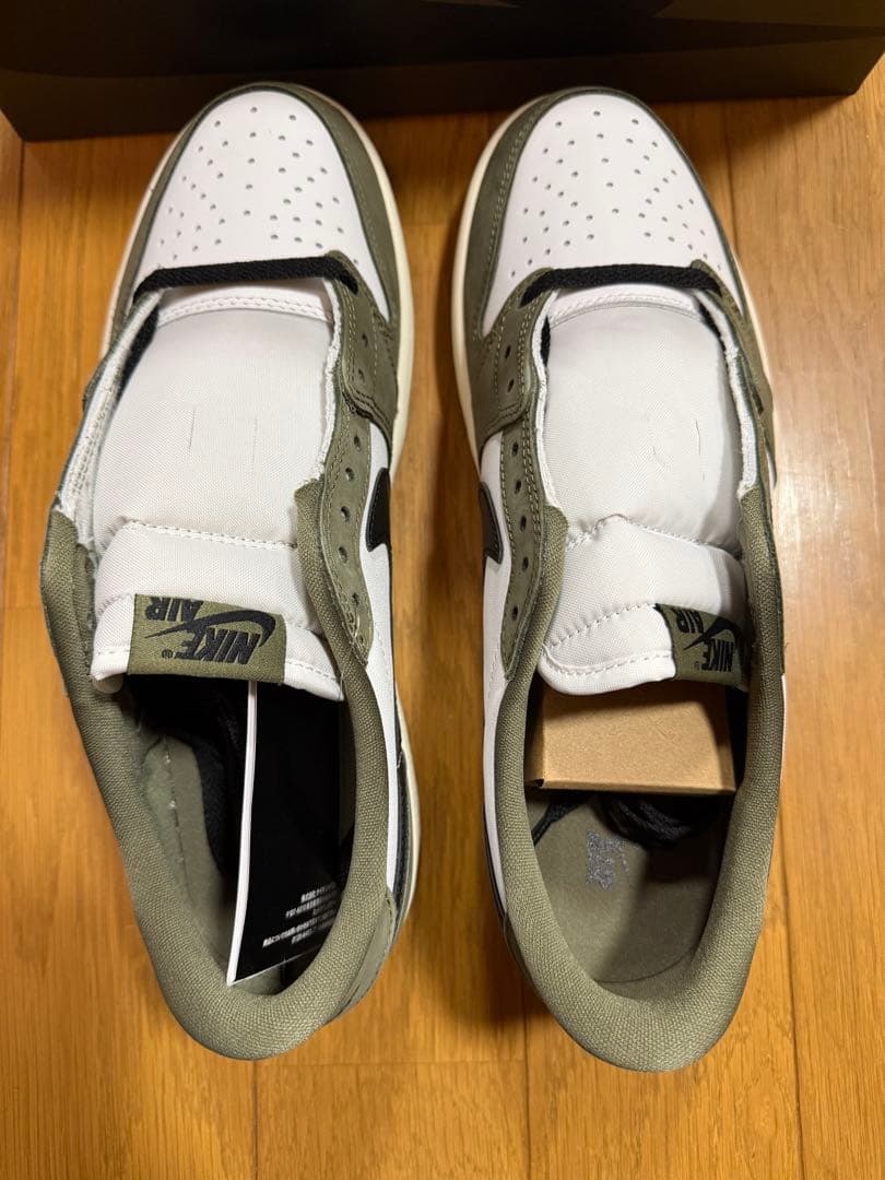 靴 Nike Air Jordan 1 Low OG Medium Olive