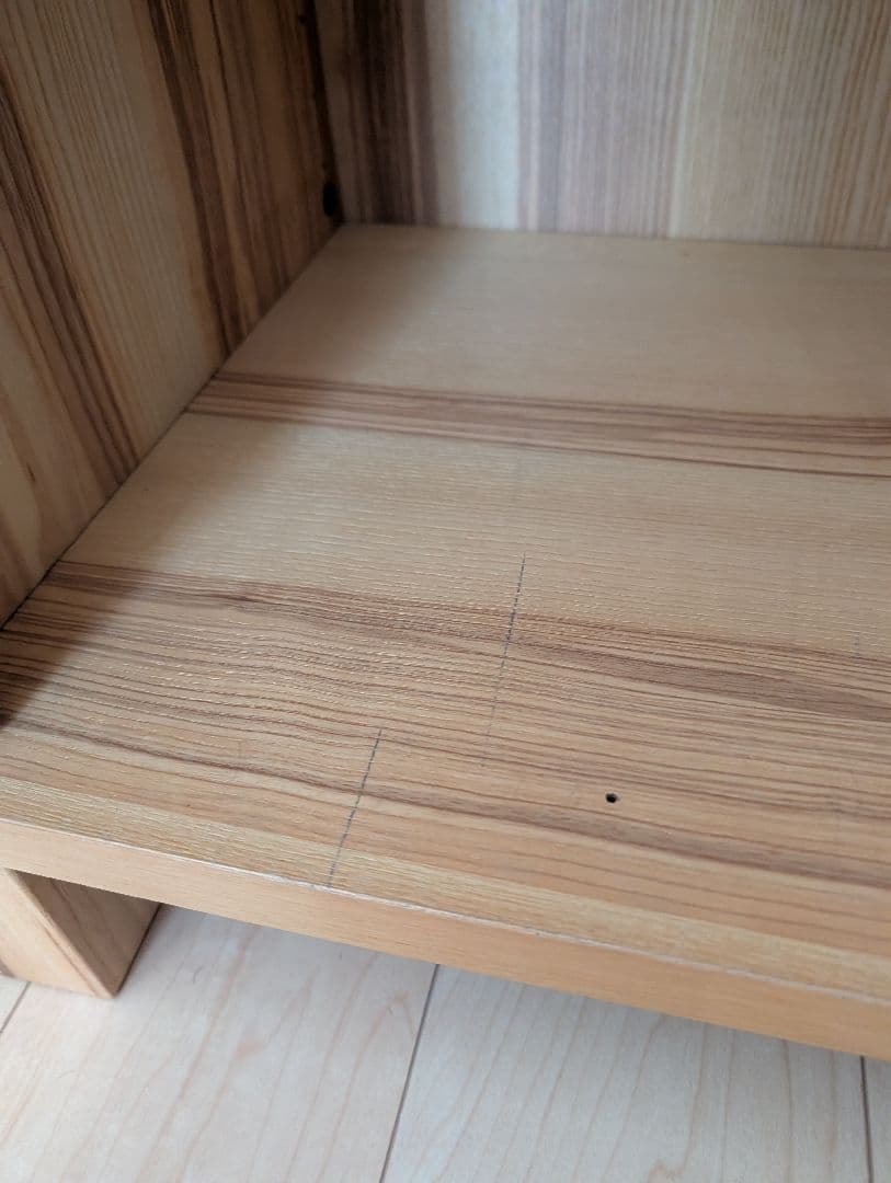 木製収納 ナチュラルウッド 2扉 IKEA Traby（⑤右）