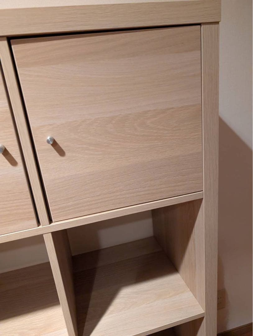 【購入前にコメント】IKEA イケア カラックス 扉 シェルフ 棚家具 ウッド