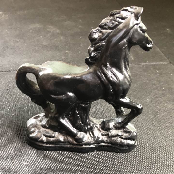 置物 那智黒 馬