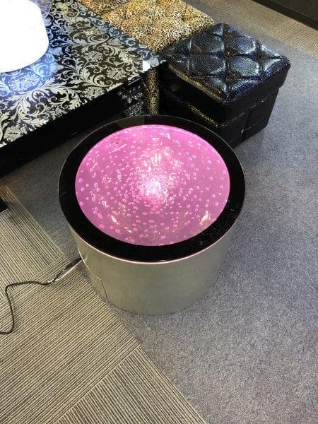 LED　水槽 バブルテーブル 直径60cm高さ40cm  シャンパン置台に最適
